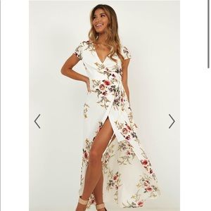 Showpo Wrap and Cross Maxi Dress